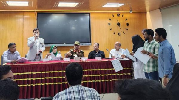 মমেকে ৫৬তম ব্যাচের ইন্টার্নশিপ প্লেসমেন্ট লটারিতে নির্ধারণ