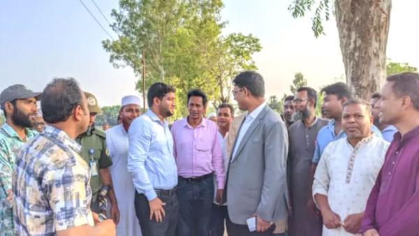 চীনের হাসপাতাল নির্মাণের জন্য পঞ্চগড়ে  জমি চিহ্নিতকরণ