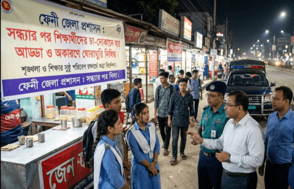 সন্ধ্যার পর শিক্ষার্থীদের দোকানে আড্ডা ও ঘোরাঘুরি সম্পূর্ণ নিষিদ্ধ